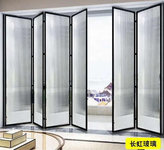 随州超白长虹玻璃折叠门